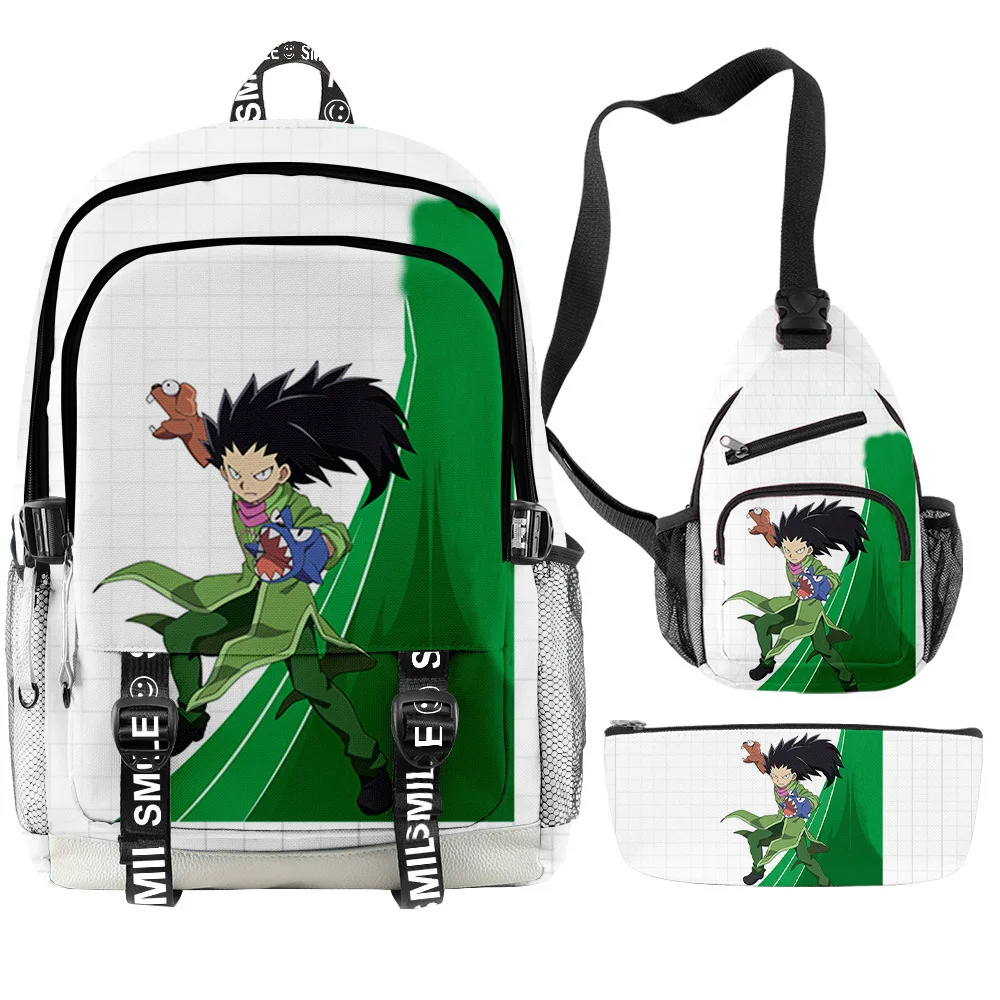

Hip Hop Beyblade Burst Evolution 3pcs/Set 3D Print Oxford Waterproof Notebook multifunction Backpacks Chest Bags Pencil Case