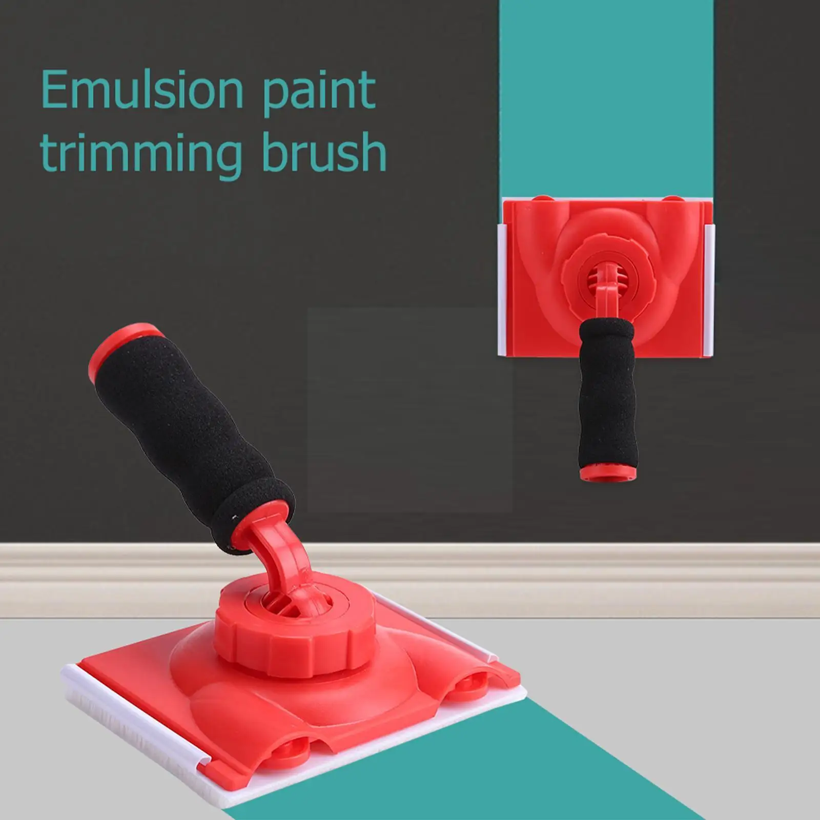 Professional Latex Paint Edger Brushes Multifunctional Wall Trimmer Brush Corner Tool Separator Ceiling Painting Color B2L2