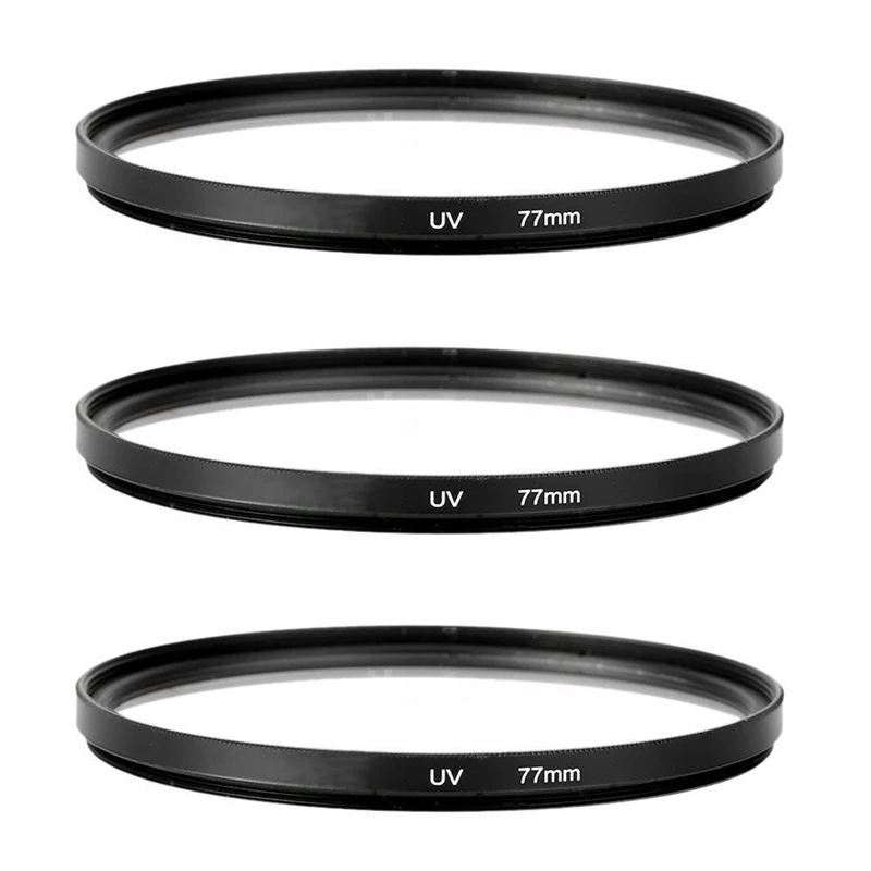 

ABGZ-2X， 77Mm UV Ultra-Violet Filter Lens For Canon Nikon DSLR Camera