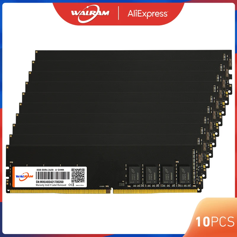 

ОЗУ WAL RAM, память ddr3 ddr4, 10 шт., для ПК, совместимая с intel/AMD, 4 ГБ, 8 ГБ, 16 ГБ, 1333 МГц, 1600 МГц, 1866 МГц, 2400 МГц, 2666 МГц