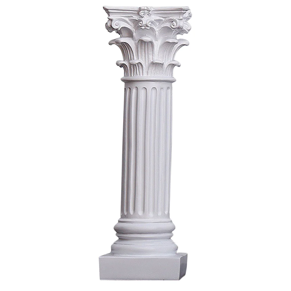 

Roman Column Greek Pillar Statuecolumns Resin Holders Holder Candlestick Figurine Stand Decoration Ancient Pillars Cake Desktop