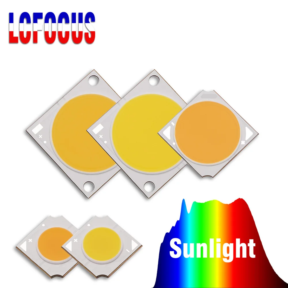 

10W 20W 30W 50W 100W Grow COB LED Chip Full Spectrum of Sun DIY Sunlight For Indoor Hydroponics Plant Vegetable Growing