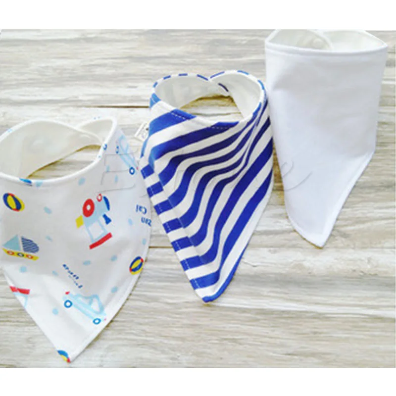 

3Pcs Baby Boy Girls Saliva Towel Bandana Bibs Dribble for Triangle Kids for Head