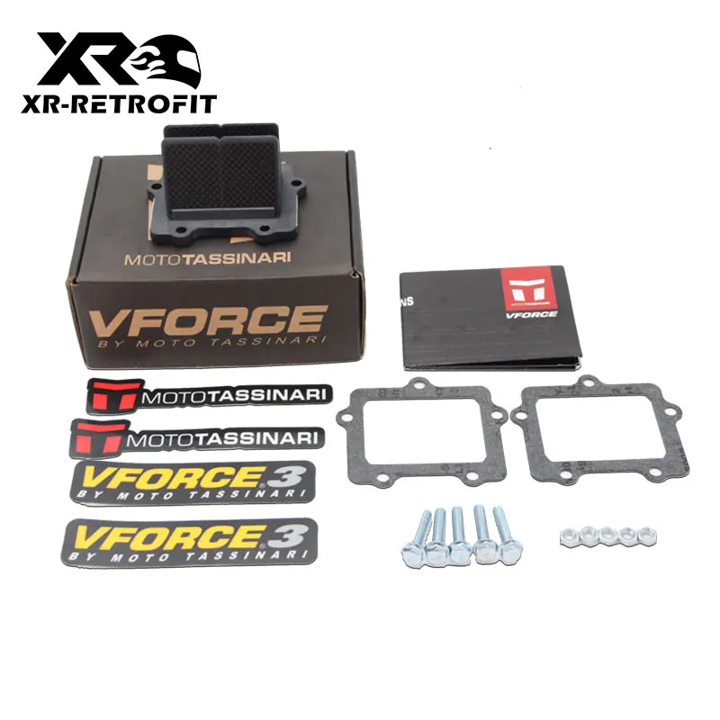 

Motorcycle V307A Reed Valve System ForYamaha YZ-250 YZ250 1997-2009 V-FORCE 3 REED VALVE0 SUZUKI RM250 Intake Valve Parts
