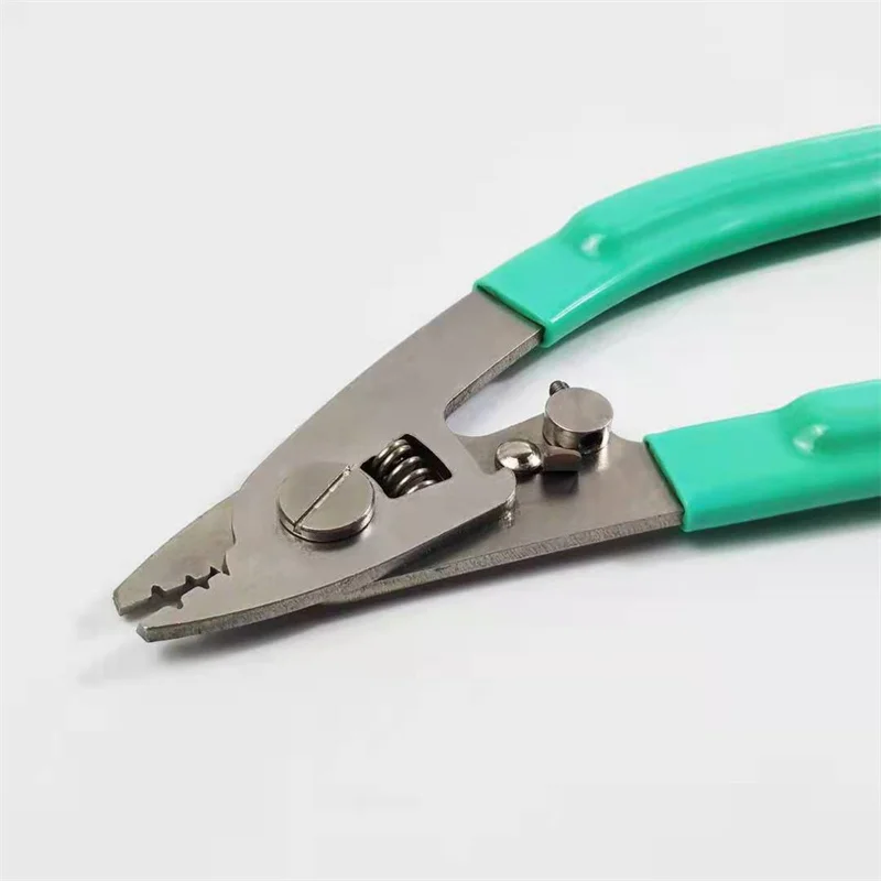 CFS-2 CFS-3 Stainless Steel Three-port Fiber Stripping Pliers FTTH Tool Optic Wire Stripper CFS2 CFS3 Made in China