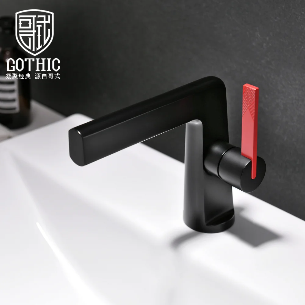 Смеситель для раковины в ванной комнате роскошный выпуклый смеситель из латуни