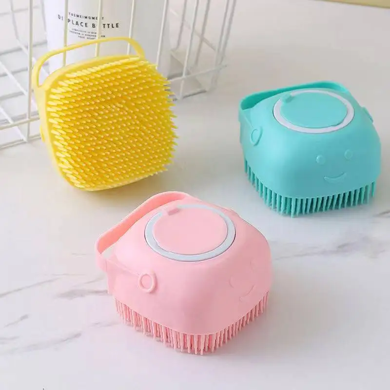 

Pet Safe Dematting Comb Dog Hair Removal Massage Silicone Combs for Cats Self Cleaning Pet Grooming Brush Dog Supplies Mascotas