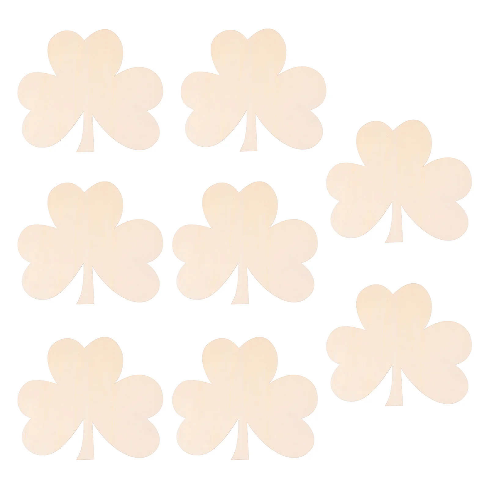 

Shamrock Wood Unfinished Day Patrickwooden St Ornaments Slices Chips Blank Ornamentadornment Cutout Diy Cutouts Tags Gift Crafts