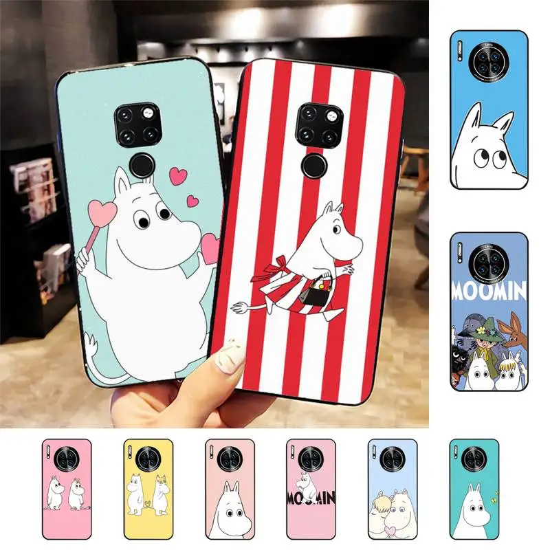 

M-Moomins Cartoon Cute Hippopotamus Phone Case for Huawei Mate 20 10 9 40 30 lite pro X Nova 2 3i 7se