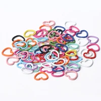 20pcslot twisted open split rings heart shape for jewelry making diy handmade charms bracelet jump rings connector accessories