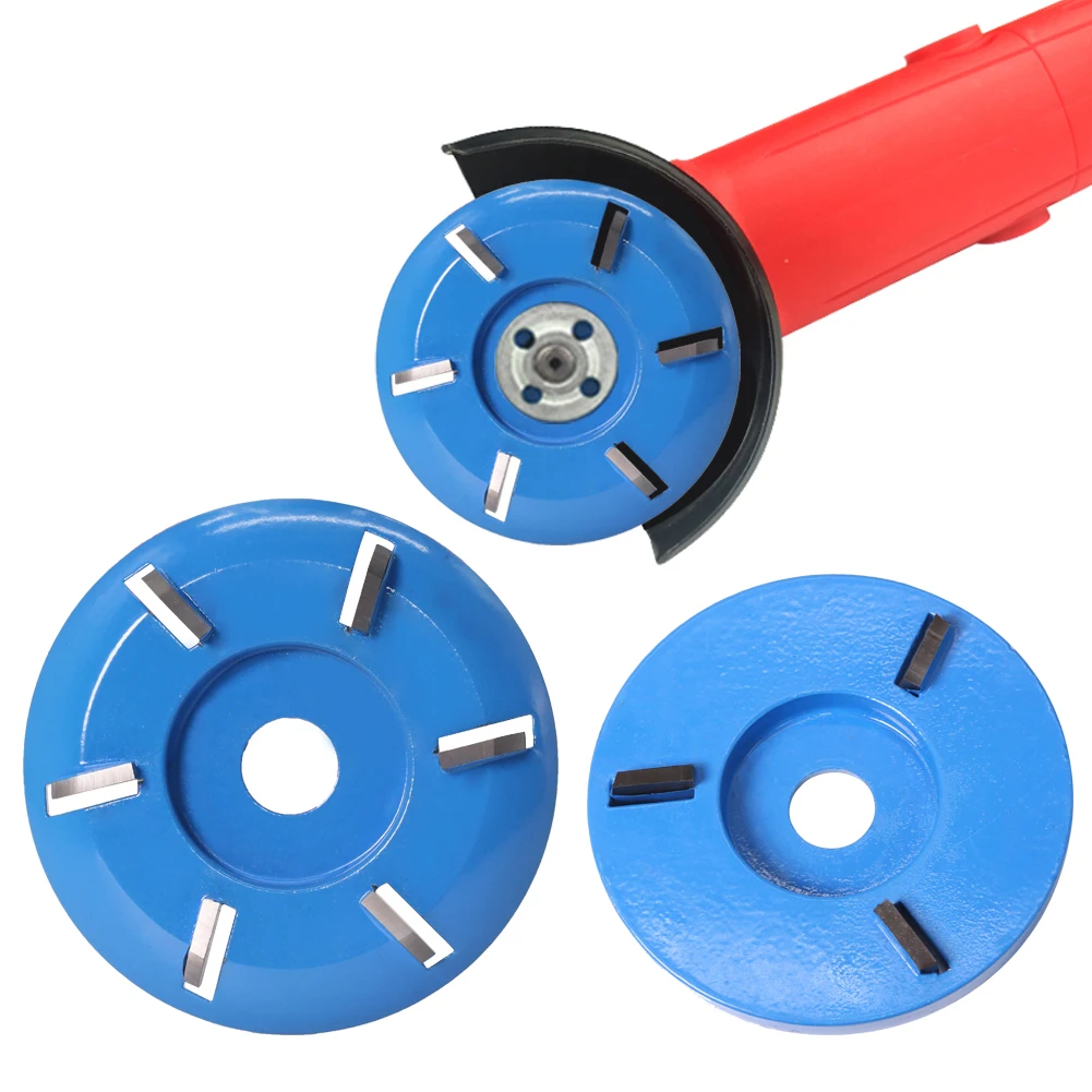 

90mm Diameter 16mm Bore Six Teeth Woodworking Turbo Tea Tray Digging Wood Carving Disc Tool Milling Cutter
