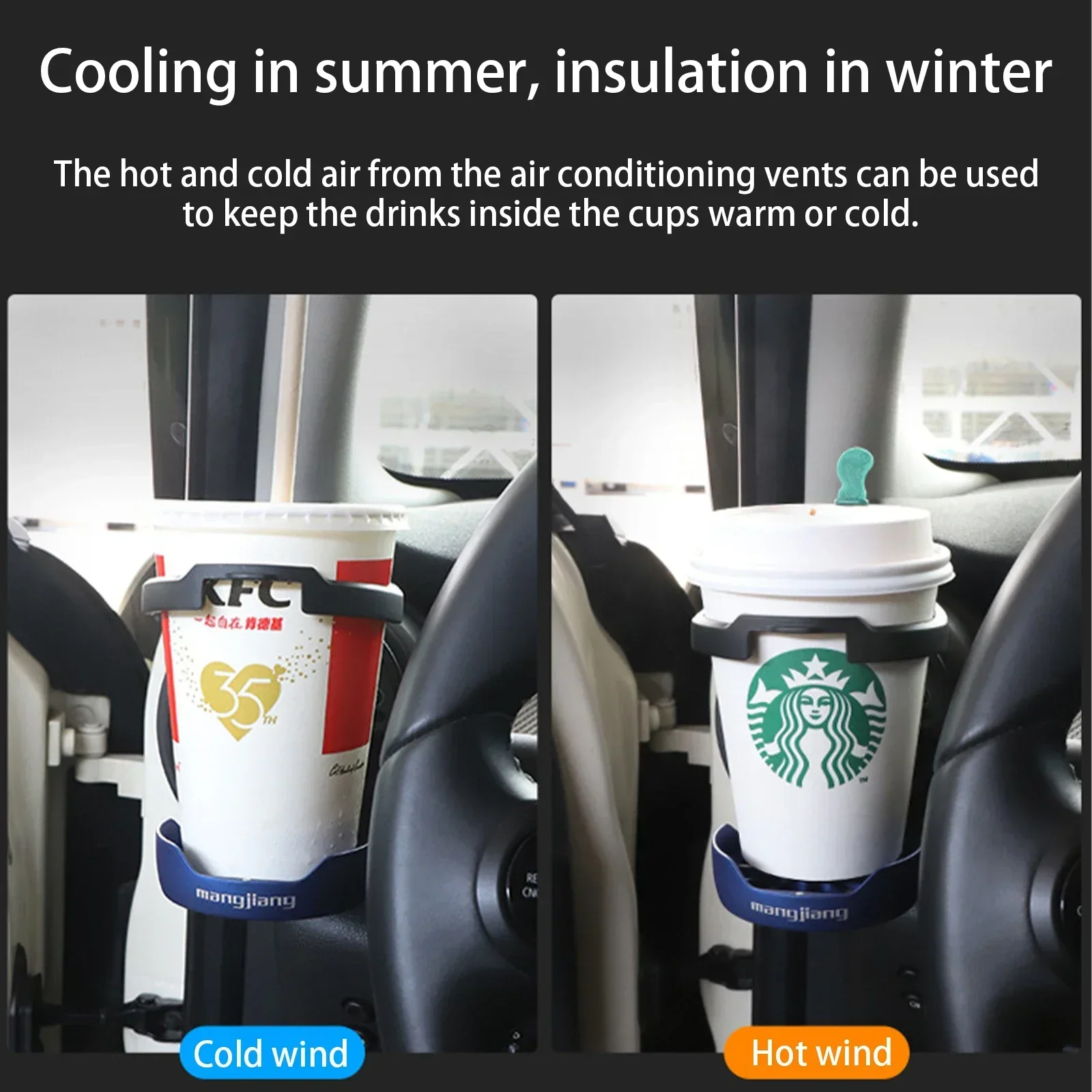 Для Mini Cooper F55 F56 F57 R55 R56 R60 R61 Автомобильный держатель вентиляционного отверстия для