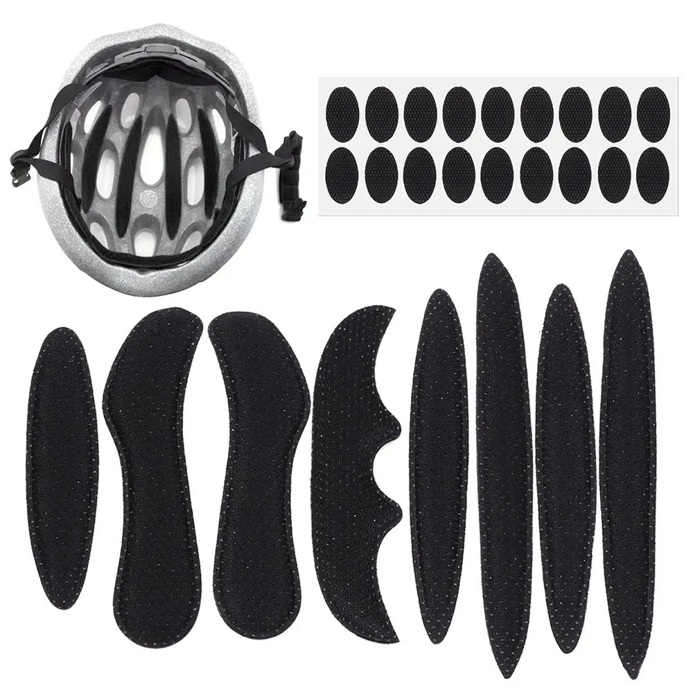 

27pcs/set Motorcycle Bicycle Universal Sponge Cycling Helmet Inner Padding Kit Foam Pads Set Replacement Protection Pad