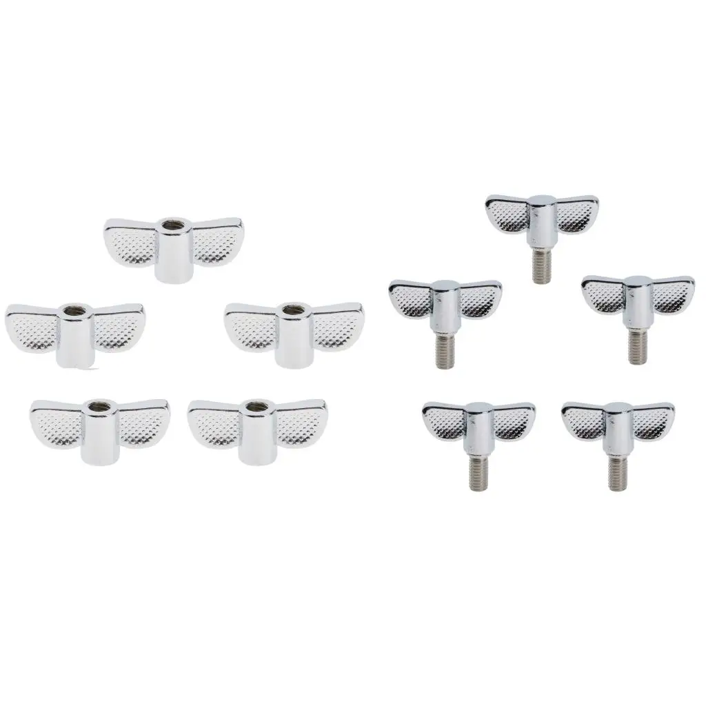 

5pcs Drum Cymbal Stand Drum Set Replacement Parts for Practice Stage Performance Percussion Instrument Accessories