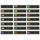 10 х2, 5 см армейский зеленый фон с национальным флагом, вышивка с именем под заказ, значок в виде строчек, нашивки с утюгом или нашивками