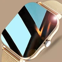 2021 new women smart watch men 1 69 color screen full touch fitness tracker bluetooth call smart clock ladies smart watch