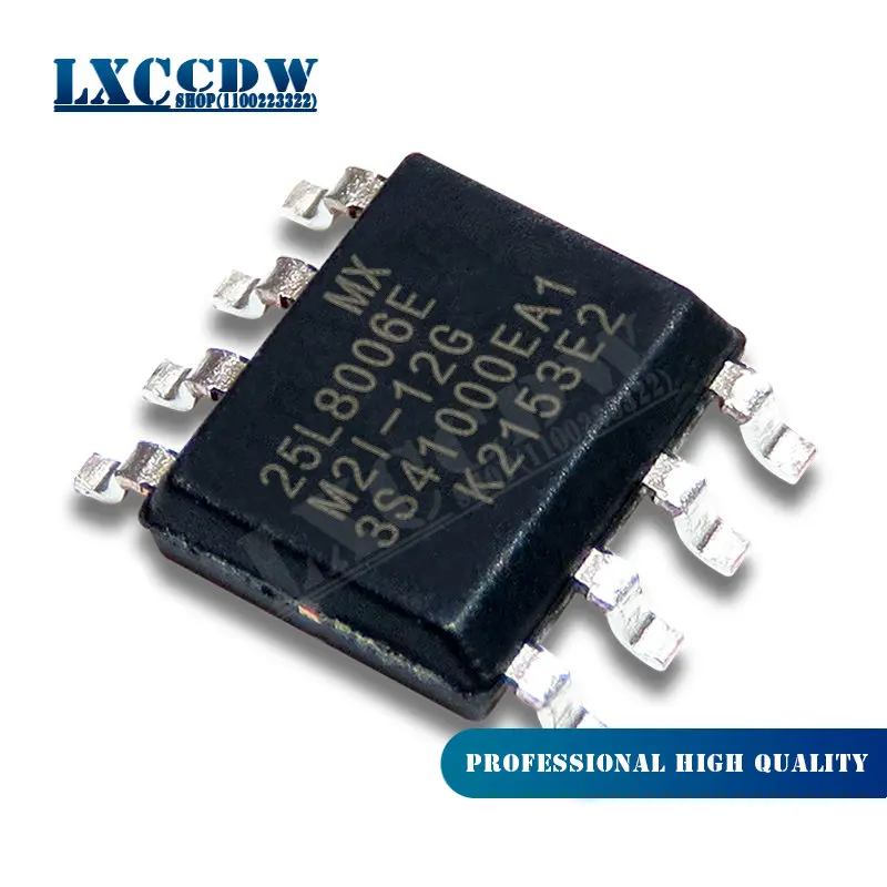 

5pcs SOP-8 MX25L8006EM2I-12G 25L8006 MX25L512CMI-12G 25L512 SOP8 MX25L1606EM2I-12G 25L1606 MX25L4005AM2C-12G MX25L4005AMC SOP 8