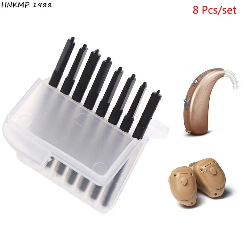 

8 Pcs/ Pack Wax Guard Filter Cerumen Protector For Hearing Aids Care Aid Tools