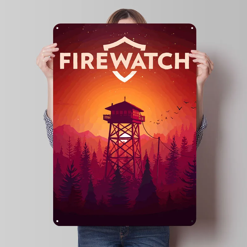 

Металлическая вывеска Firewatch