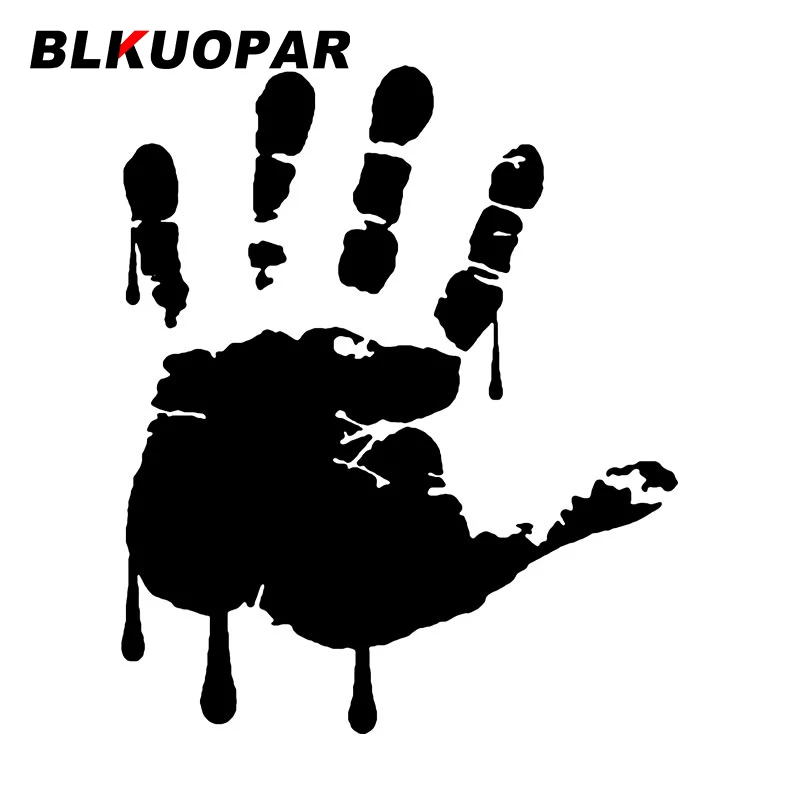 

BLKUOPAR Hands with Water Drops Car Stickers JDM Personality Creative Die-cut Occlusion Scratch Air Conditioner Car Accessories