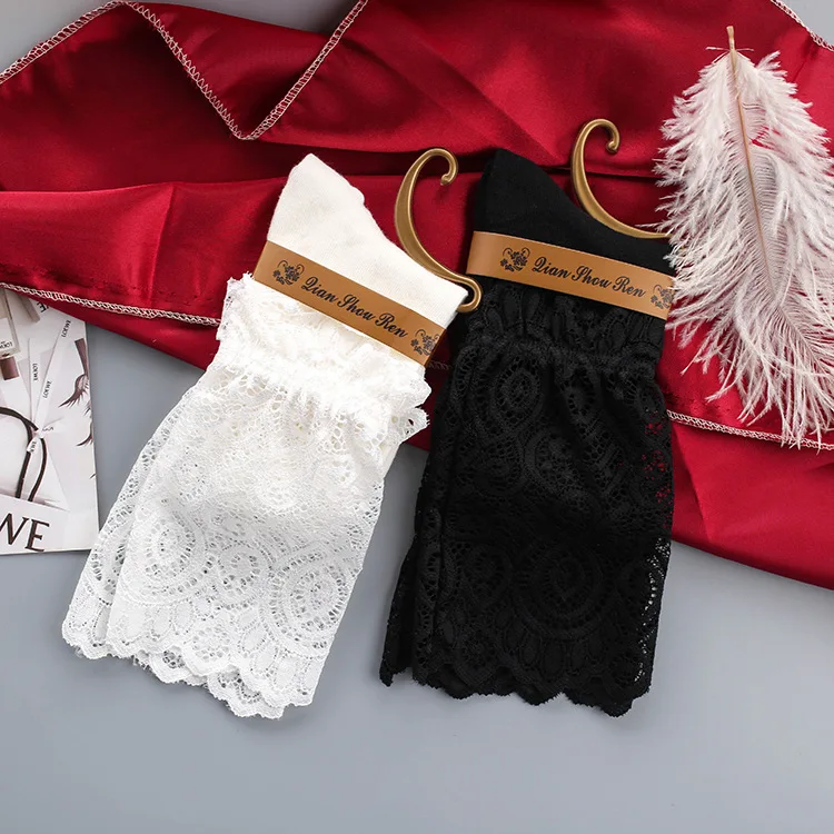 Fashion Vintag Cotton High Quality Women Lace Socks Transparent Summer Floral Lady Girl Thin Short Socks For Women Dropshipping