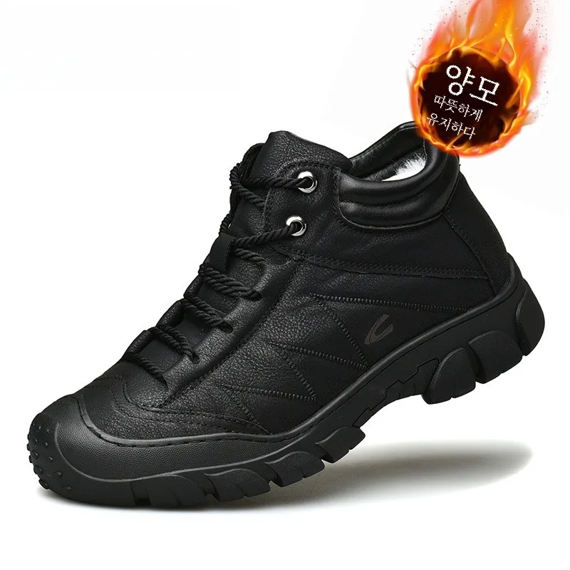 Немецкая мужская обувь Camel Dynamic зимняя теплая флисовая на флисовой подкладке