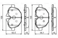 

Задняя Тормозная колодка F10 F11 G30 для 986495442