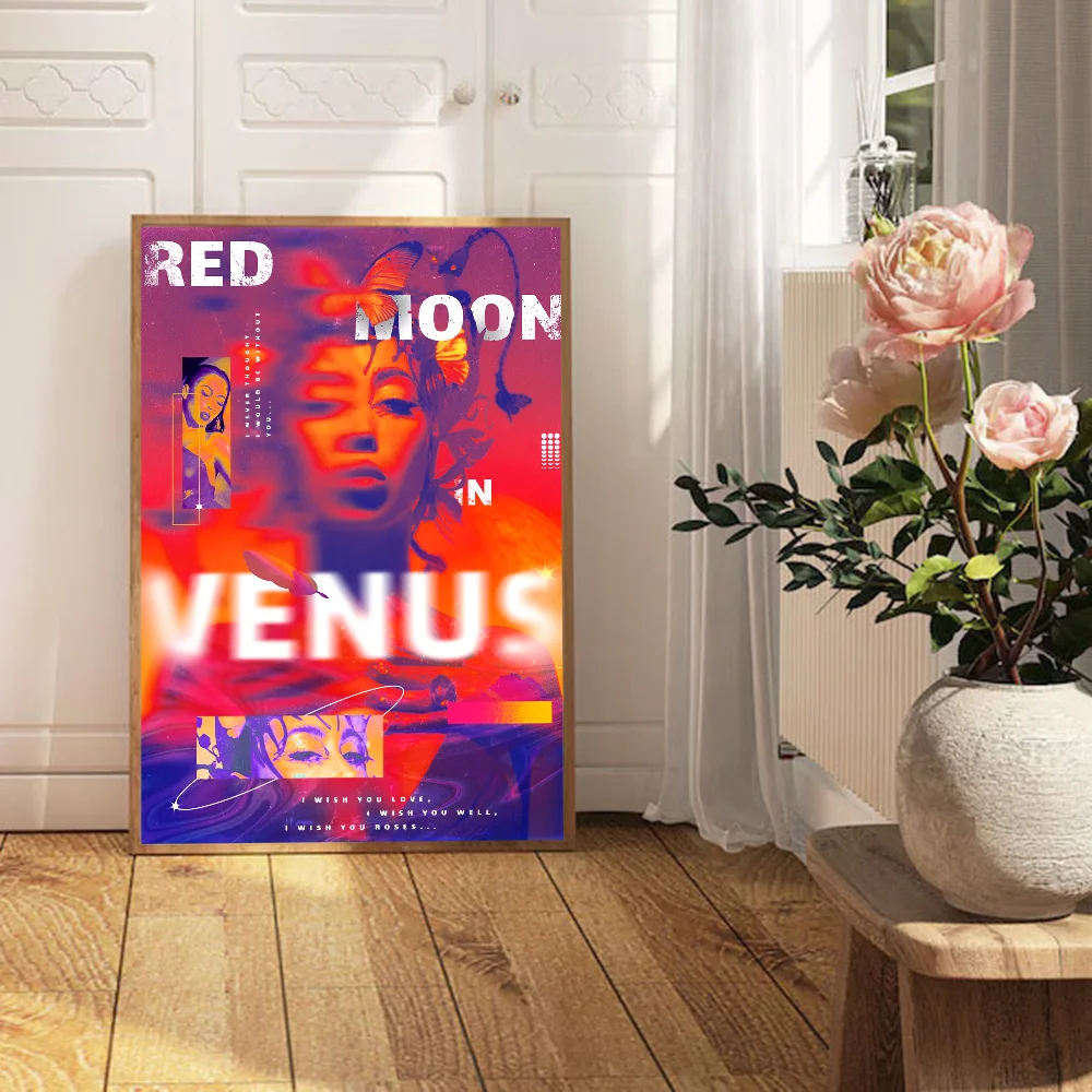 K-Kali U-Uchis хорошее качество принты и постеры винтажная комната домашний бар кафе