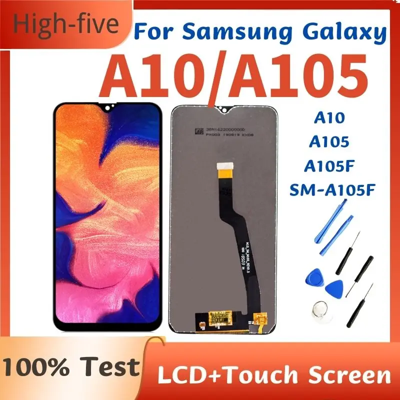 

6.2" Original LCD For Samsung Galaxy A10 A105 A105F SM-A105F LCD Display Screen replacement Digitizer Assembly With Frame