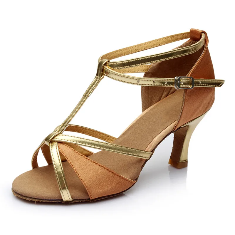 Ballroom Latin Dance Shoes Soft Ladies Girls Tango Jazz Dance Shoes Women's Soft Bottom Latin Dance Dancing Shoes Heeled 5/7CM