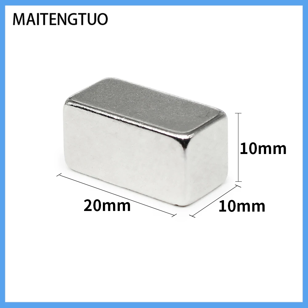 

1/2/5/10/15/20/30PCS 20x10x10 Rectangular Strong Powerful Magnets N35 20x10x10mm Block Rare Earth Neodymium Magnet 20*10*10 mm