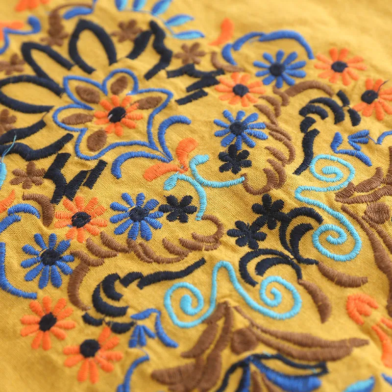 Женская винтажная рубашка в стиле бохо