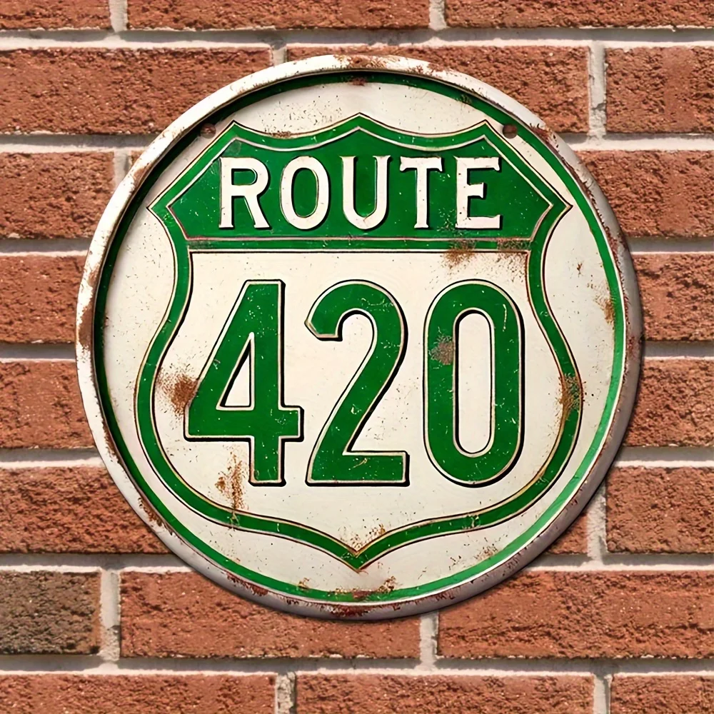 Винтажная 8-дюймовая Алюминиевая Настенная Вывеска С Предварительно