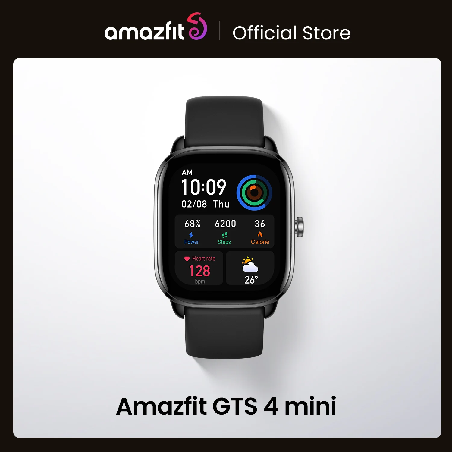 amazfit gts 4 mini с пульсометром
