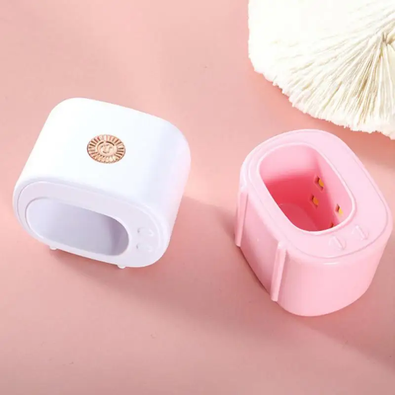 

Mini TV Nail Lamp 12w Type C Nail Baking Lamp Manicure Phototherapy Lamp 4 LED/UV Lamp Beads Non-black Nail Therapy Machine New