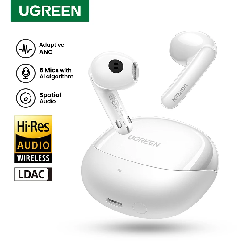 UGREEN Choice H6 Pro адаптивные активные шумоподавляющие наушники LDAC Hi-Res аудио беспроводные Bluetooth наушники гарнитура - Товары для дома - ТОПы продаж
