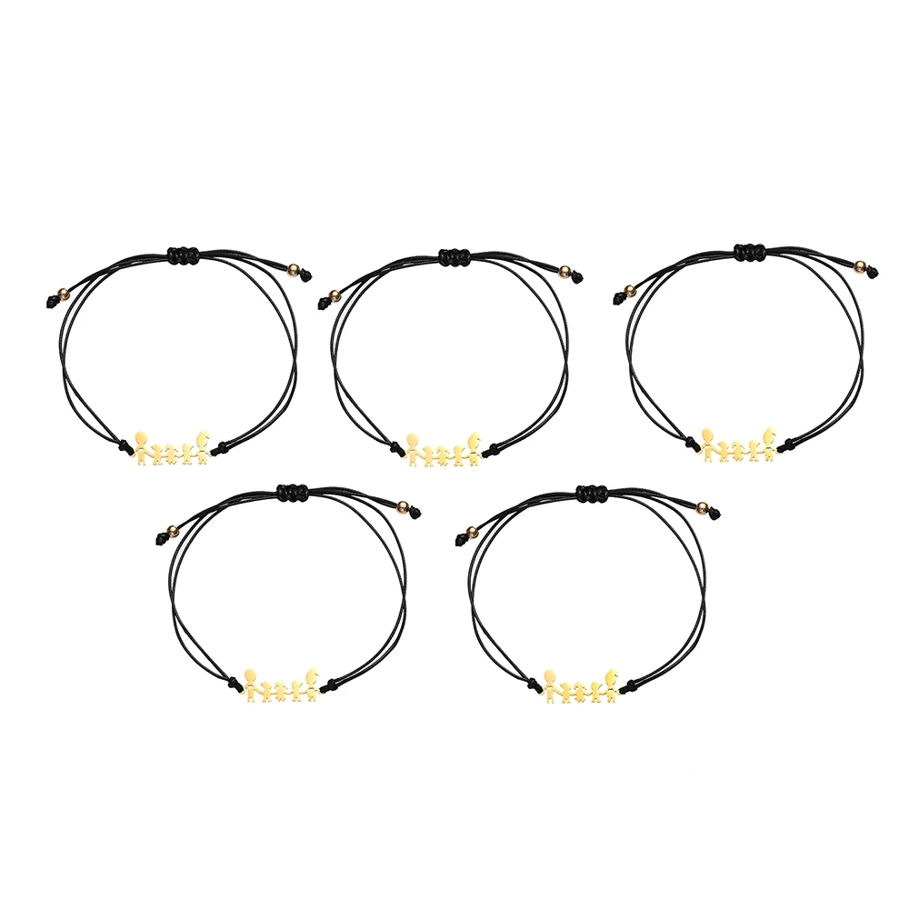 Комплект браслетов из нержавеющей стали серебристого и золотистого цвета |