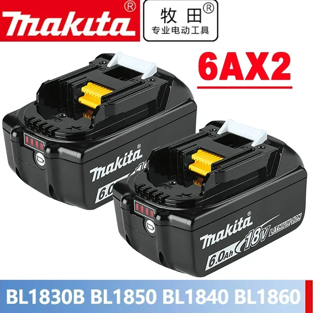 Аккумуляторная батарея 18 в для Makita BL1815 6 А/ч BL1830 BL1860 6000 мА/ч