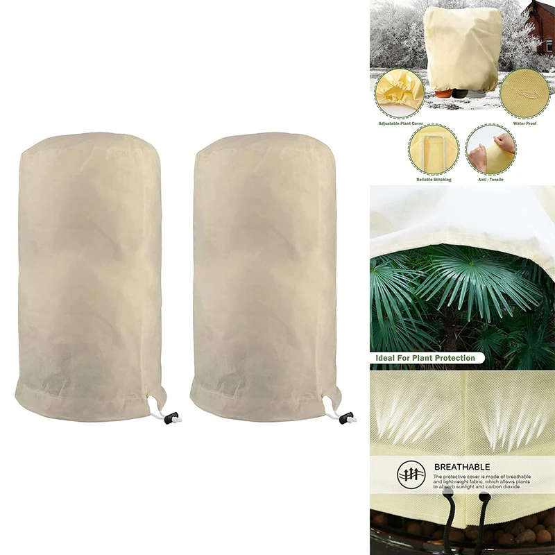 

Best2pcs Plant Wintering Veil,Olive Tree Wintering Veil,Tree Wintering Veil,Lemon Tomato Protective Cover,Wintering Cover