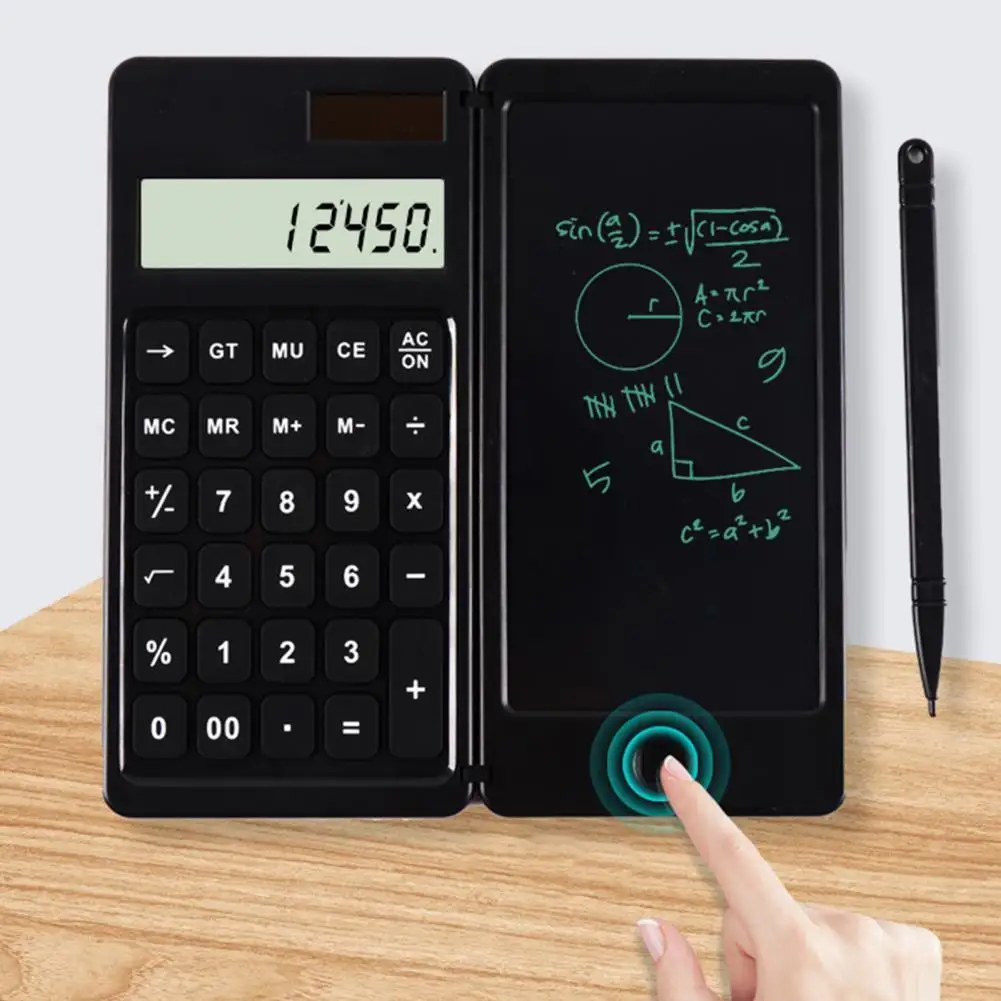 

Handwriting Pad Reusable Writing Tablet Handwriting Pad with 10 Digits Display Calculator
