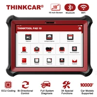 thinkcar thinktool pad10 obd2 automotive scanner professional abs af immo 34 reset ecu coding active test auto diagnostic tool
