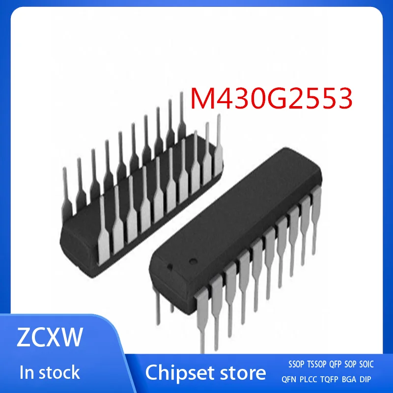 

10 шт./партия, новинка, M430G2553 MSP430G2553IN MSP430G2553 MSP430G2553 DIP20