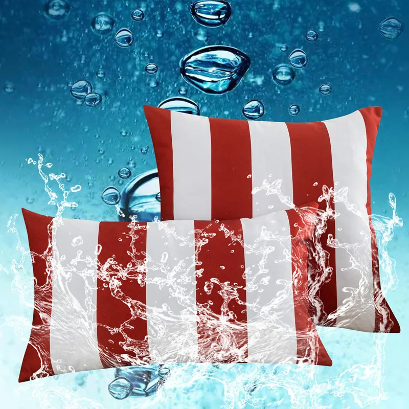 

Наволочка в полоску для подушки, 30x50 см, 45x5 см