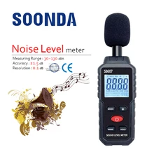 Digital 30~130dB Decibelimeter dB Meter Sound Level Meter Measure Sound  Noise Level Decibel Meter 0.1 dB Professional Sound 