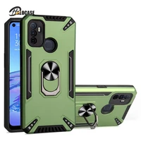 for oppo a15 a52 a53 a53s a72 a92 case shockproof armor ring stand bumper silicone phone cases for oppo a3s a5 a5s a7 a9 2020
