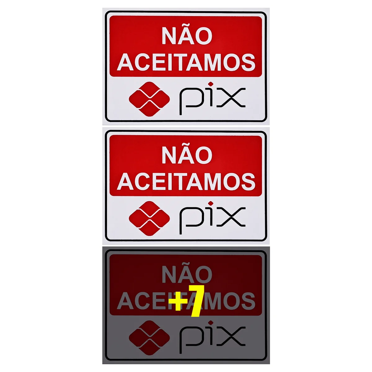

Combo 10 Signal Boards We Do Not Accept Pix 20x15 Access-P-32/4 F9e