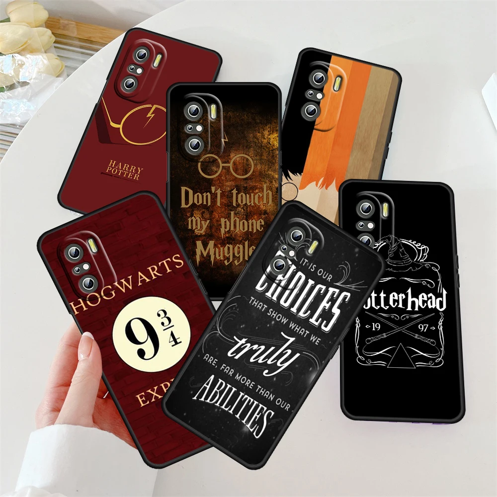 

Harrys Handsome For Redmi K50 K40 K30 K20 Go S2 8A 7A 6Pro 5 Plus 5G Soft Shockproof Black Phone Case
