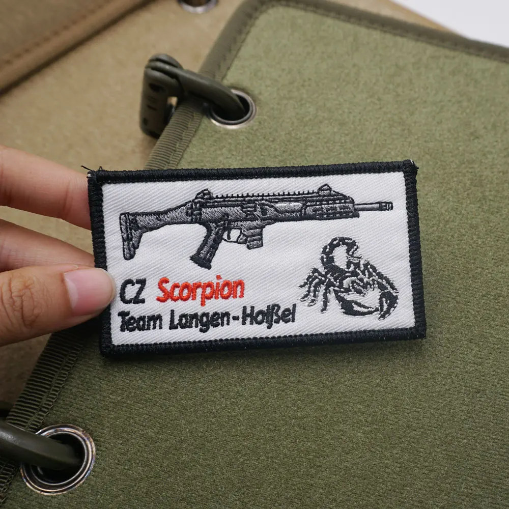 CZ SCORPION TEAM LEAGEN ak47 высококачественные военные тактические нашивки с вышивкой