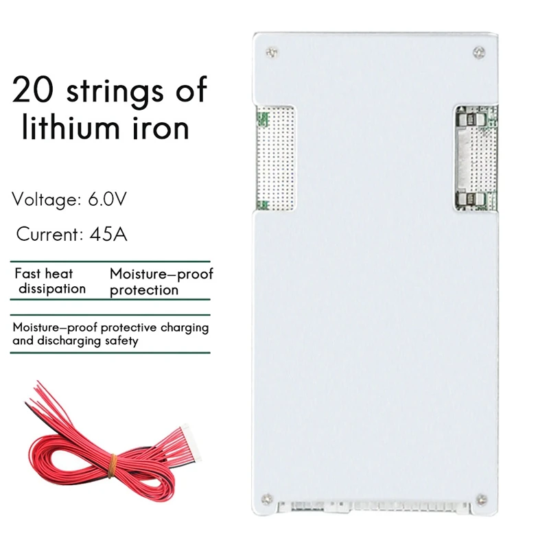 

20S 60V 45A BMS Power Protection Board Kit For Electric Vehicle Tricycle With Balance