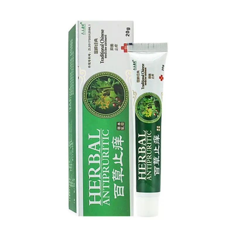 

20g Natural Herbal Antibacterial Bacteriostatic Ointment Antifungal Dermatitis Psoriasis Eczema Itch Skin Disease Cream